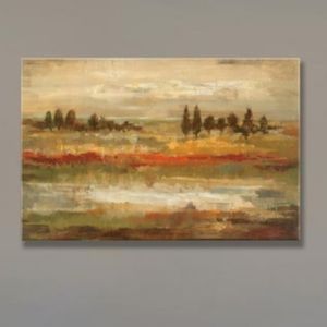 XL Abstract Landscape Giclee Painting Print Stretched Canvas Gallery Wrapped Art